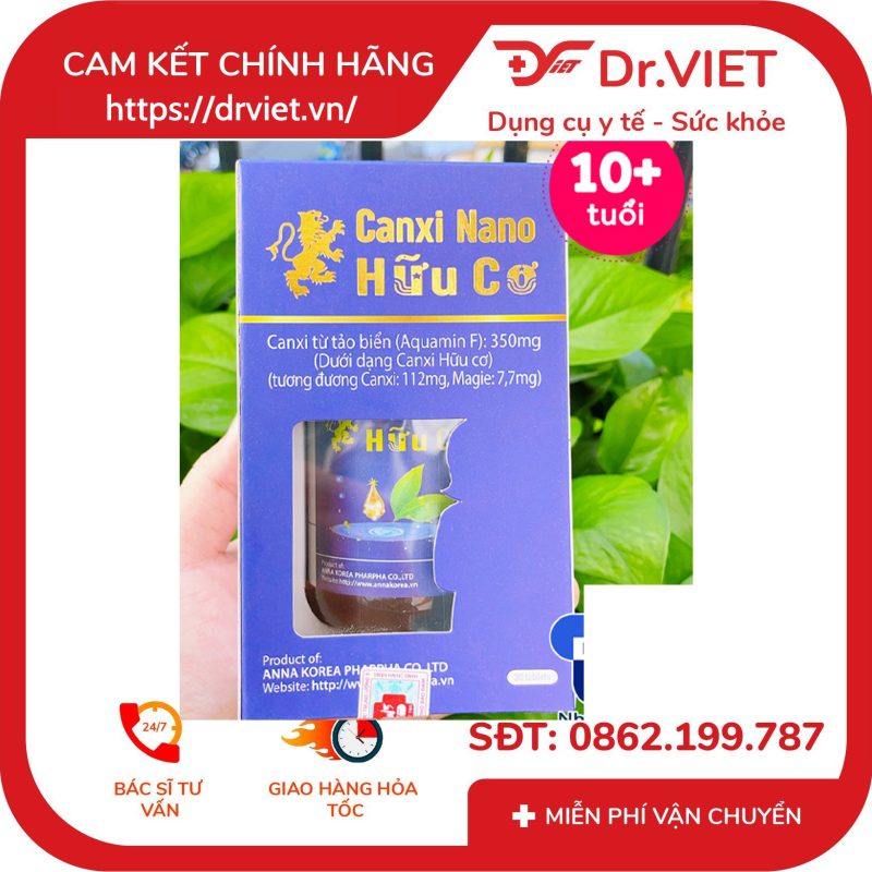 Viên uống bổ sung Canxi Nano Hữu Cơ hộp 1 lọ 30 viên 11 Viên uống bổ sung Canxi Nano Hữu Cơ hộp 1 lọ 30 viên