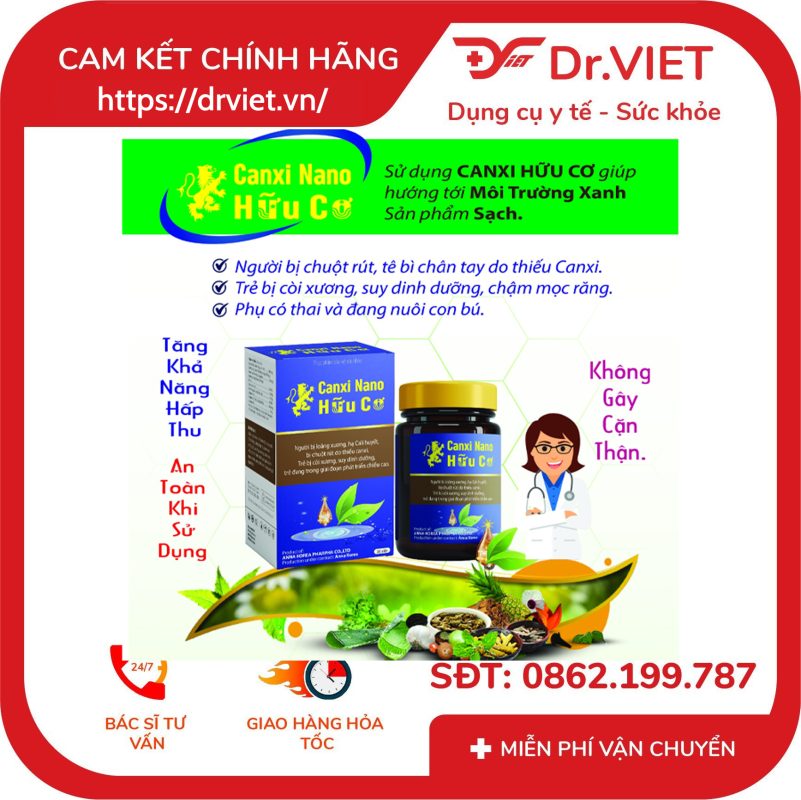 Viên uống bổ sung Canxi Nano Hữu Cơ hộp 1 lọ 30 viên 16 Viên uống bổ sung Canxi Nano Hữu Cơ hộp 1 lọ 30 viên