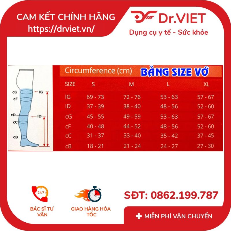Vớ đùi y khoa Biohealth Classic I