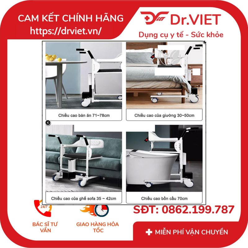 Xe di chuyển bệnh nhân Lucass ECLIP X2