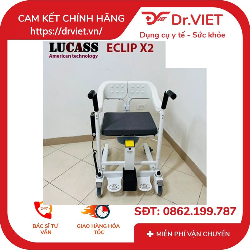 Xe di chuyển bệnh nhân Lucass ECLIP X2