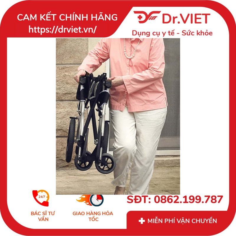 Xe lăn tay Karma Ergo Lite siêu gọn nhẹ bánh nhỏ 16inch 15 Xe lăn tay Karma Ergo Lite siêu gọn nhẹ bánh nhỏ 16inch