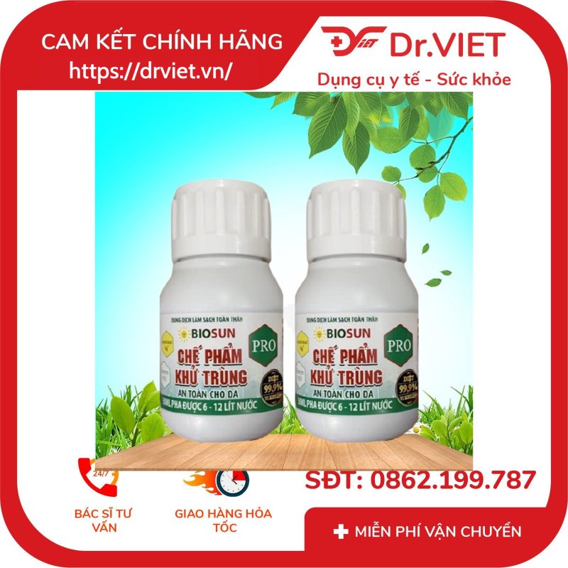 Dung dịch làm sạch toàn thân Biosun Pro 50ml