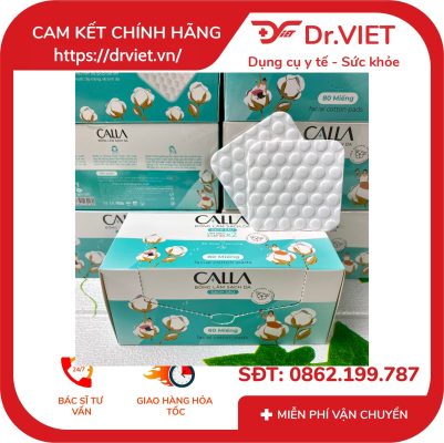 Bông làm sạch da Bông Bạch Tuyết Calla 80 miếng 17 Bông làm sạch da Bông Bạch Tuyết Calla 80 miếng