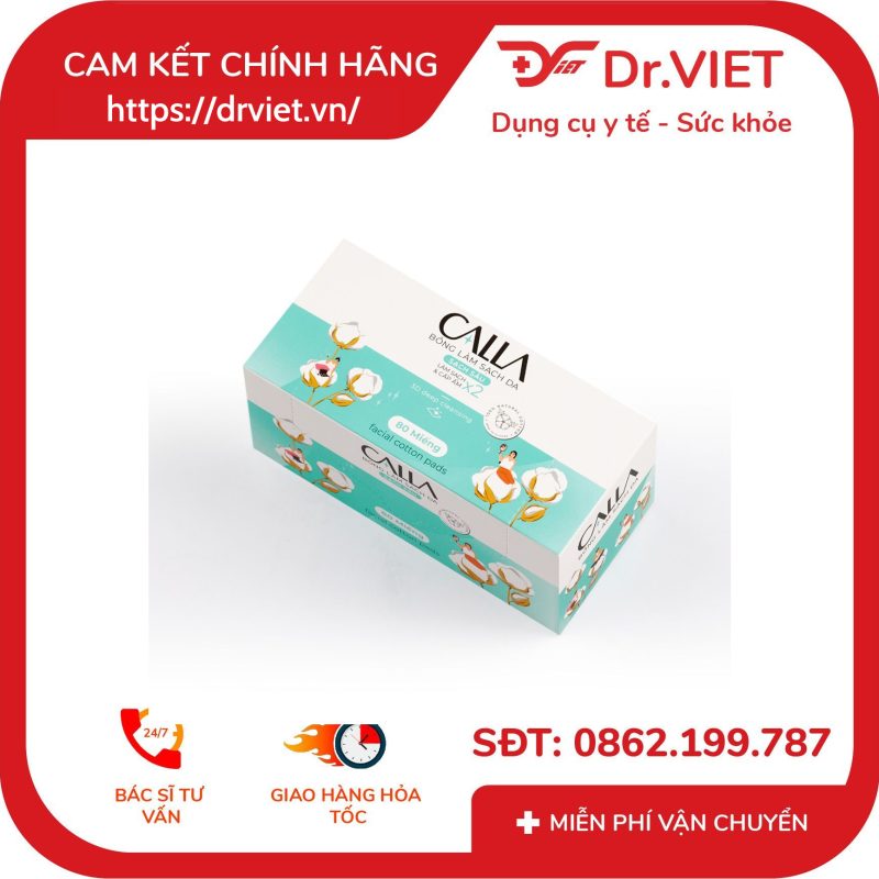 Bông làm sạch da Bông Bạch Tuyết Calla 80 miếng 15 Bông làm sạch da Bông Bạch Tuyết Calla 80 miếng