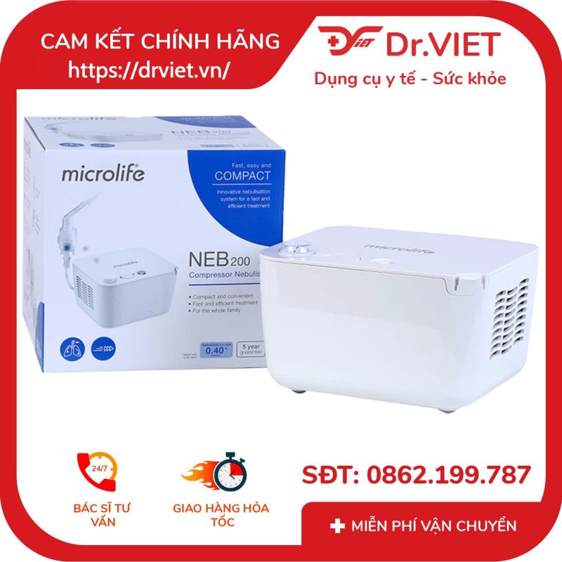 Bộ phụ kiện Máy xông khí dung Microlife NEB200 16 Bộ phụ kiện Máy xông khí dung Microlife NEB200