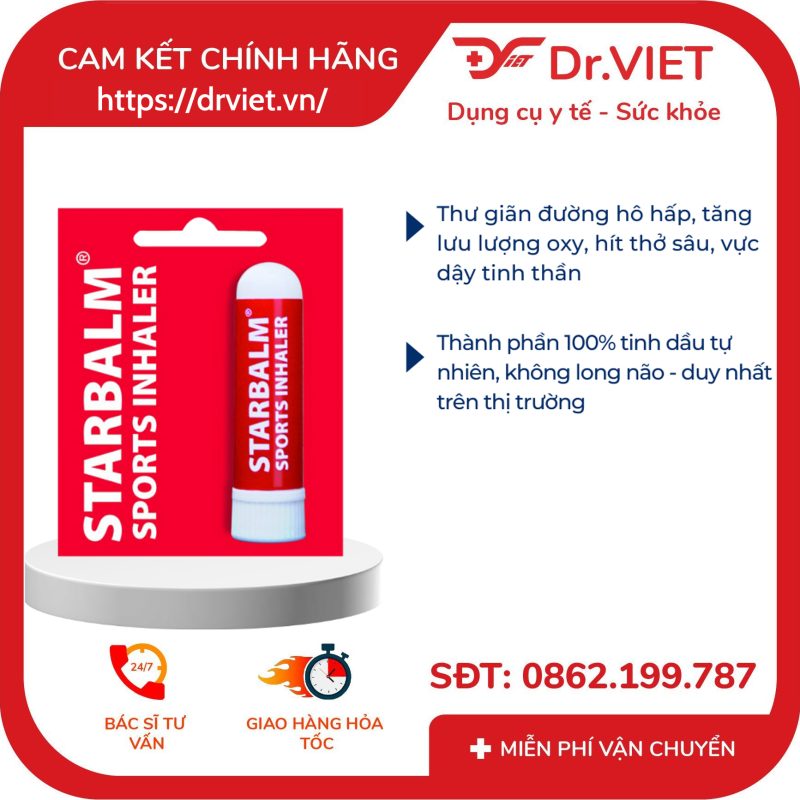 Chai Hít STARBALM Sports Inhaler 9 Chai Hít STARBALM Sports Inhaler