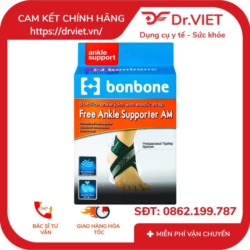 Đai cố định cổ chân Bonbone Free Ankle Supporter AM 10 Đai cố định cổ chân Bonbone Free Ankle Supporter AM
