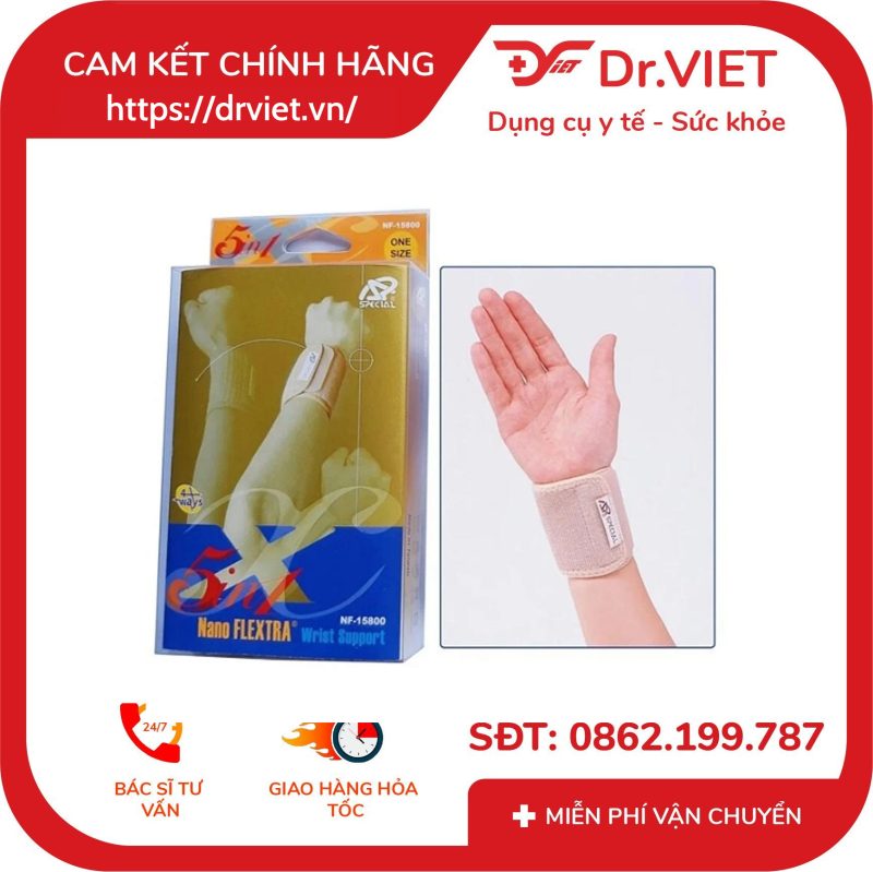 Đai Hỗ Trợ Cổ Tay Nano Flextra Special NF-15800