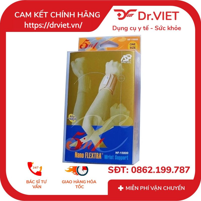 Đai Hỗ Trợ Cổ Tay Nano Flextra Special NF-15800 9 Đai Hỗ Trợ Cổ Tay Nano Flextra Special NF-15800