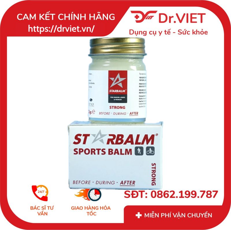 Dầu Cù Là Trắng Cao Trắng Starbalm Sport Balm 25 gr