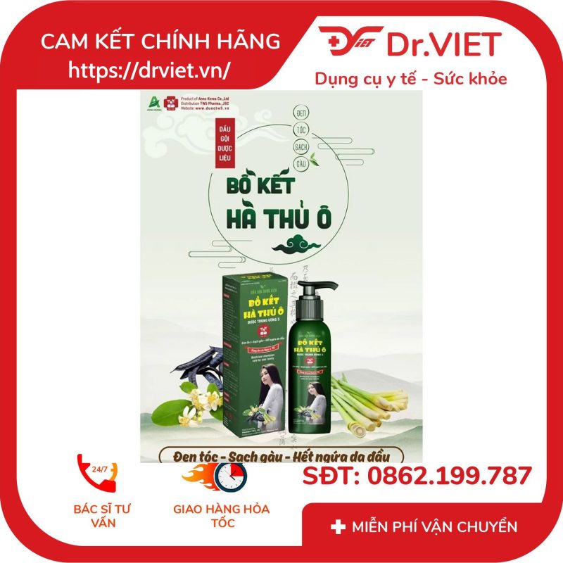 Dầu gội dược liệu BỒ KẾT HÀ THỦ Ô 250ml 9 Dầu gội dược liệu BỒ KẾT HÀ THỦ Ô 250ml