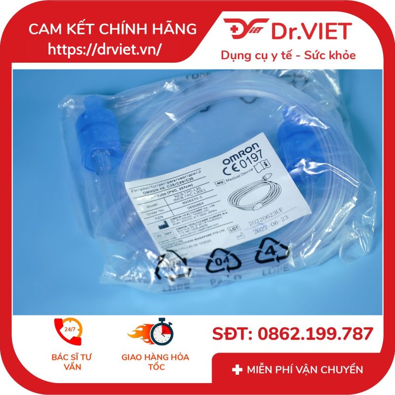 Phụ kiện dây ống dẫn khí máy xông khí dung Omron NE-C28/C29/C30 - 207cm 11 Phụ kiện dây ống dẫn khí máy xông khí dung Omron NE-C28/C29/C30 - 207cm