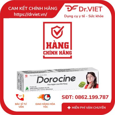 Dorocine Viên ngậm giảm ho 11 Dorocine Viên ngậm giảm ho