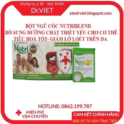 bột ngũ cốc nutriblend- hỗ trợ rối loạn tiêu hóa, loét đại tràng, loét,đau dạ dày, tiêu chảy, táo bón, rối loạn tiêu hoá 5 Bột Ngũ Cốc Nutriblend- Hỗ trợ rối loạn tiêu hóa, loét đại tràng, loét,đau dạ dày, tiêu chảy, táo bón, rối loạn tiêu hoá