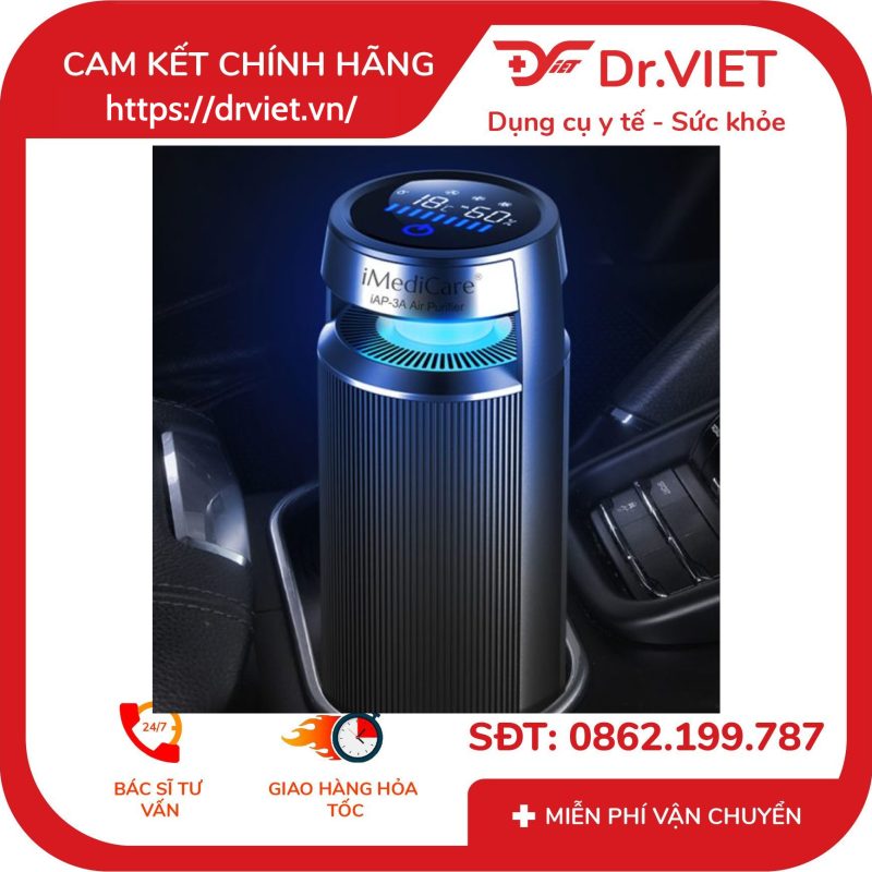 Máy lọc không khí ô tô iMediCare iAP-3A 16 Máy lọc không khí ô tô iMediCare iAP-3A