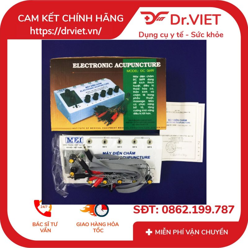Máy điện châm 5 giắc MEI ĐC 0699