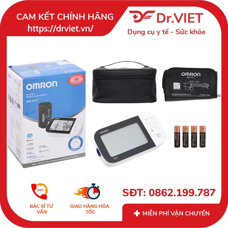 Máy đo huyết áp bắp tay Omron HEM-7361T