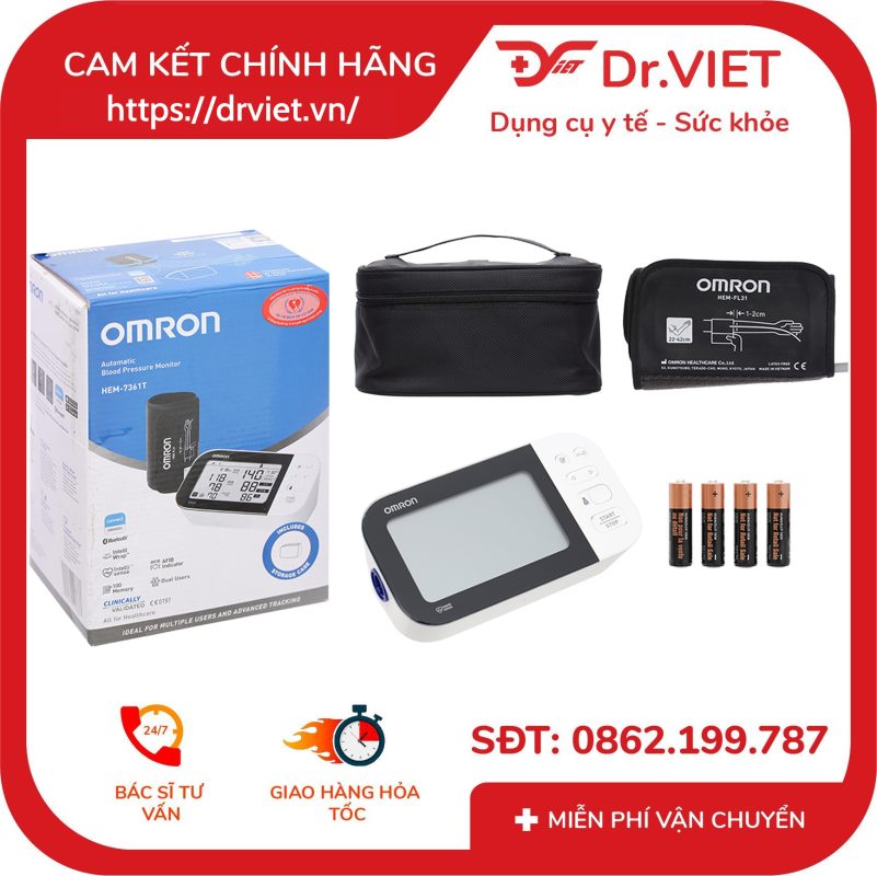 Máy đo huyết áp bắp tay Omron HEM-7361T 14 Máy đo huyết áp bắp tay Omron HEM-7361T