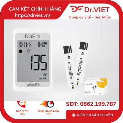 Máy đo đường huyết Microlife DiaRite 17 Máy đo đường huyết Microlife DiaRite