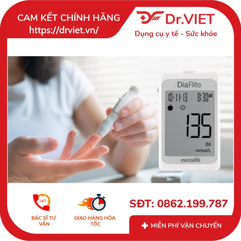 Máy đo đường huyết Microlife DiaRite 11 Máy đo đường huyết Microlife DiaRite