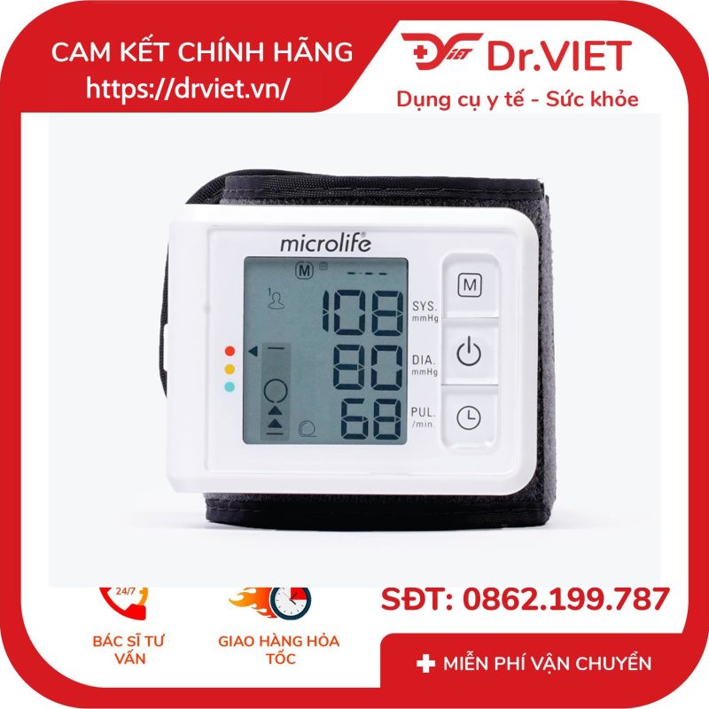 Alternative view of Máy đo huyết áp cổ tay Microlife W70