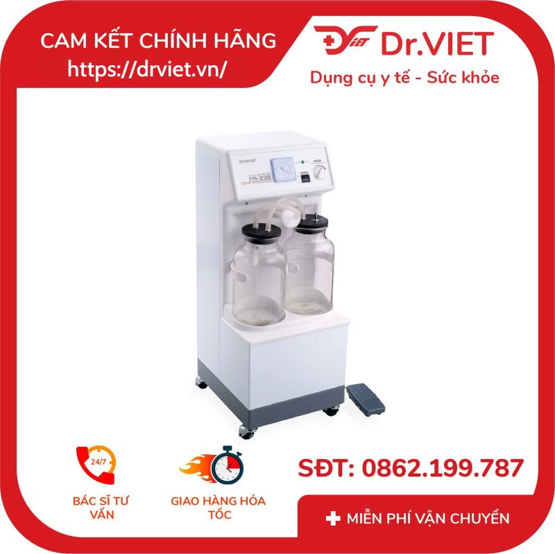 Máy hút dịch Yuwell 2 bình 7A-23B 40L