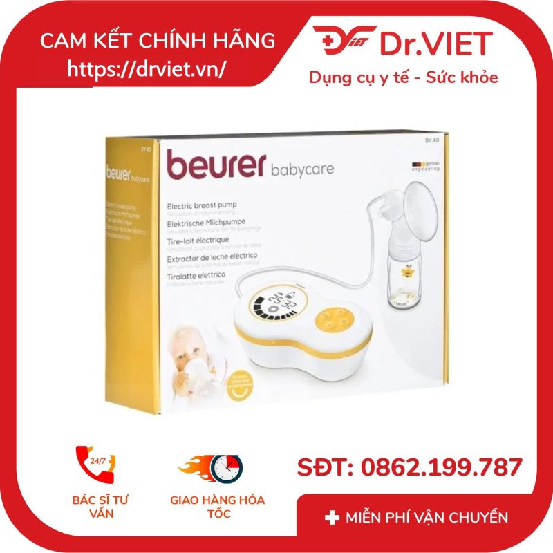 Máy hút sữa điện đơn Beurer BY40 10 Máy hút sữa điện đơn Beurer BY40