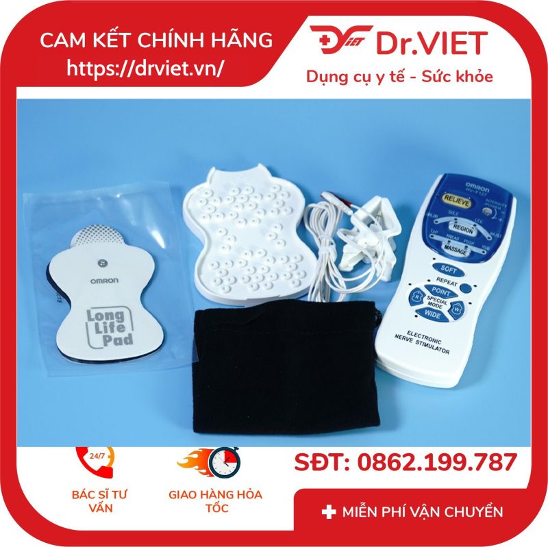 Máy massage xung điện trị liệu Omron HV-F127