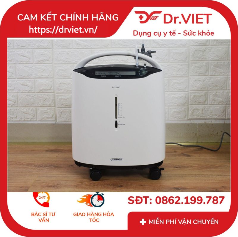 Máy tạo oxy Yuwell 5 lít 8F-5AW