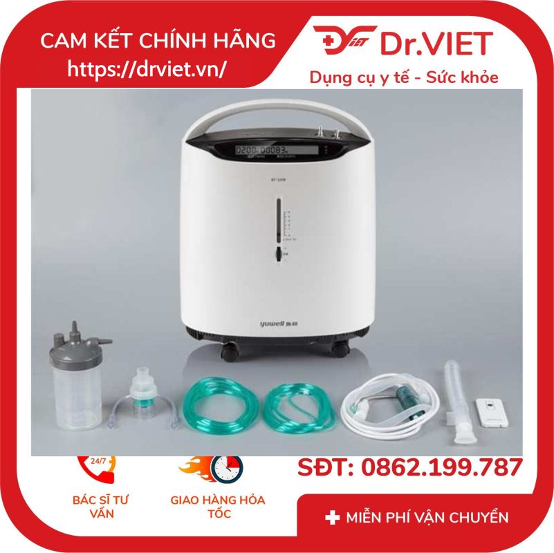 Máy tạo oxy Yuwell 5 lít 8F-5AW 15 Máy tạo oxy Yuwell 5 lít 8F-5AW