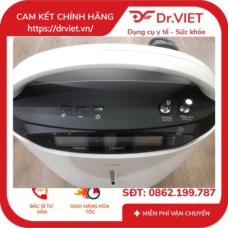 Máy tạo oxy Yuwell 5 lít 8F-5AW 15 Máy tạo oxy Yuwell 5 lít 8F-5AW