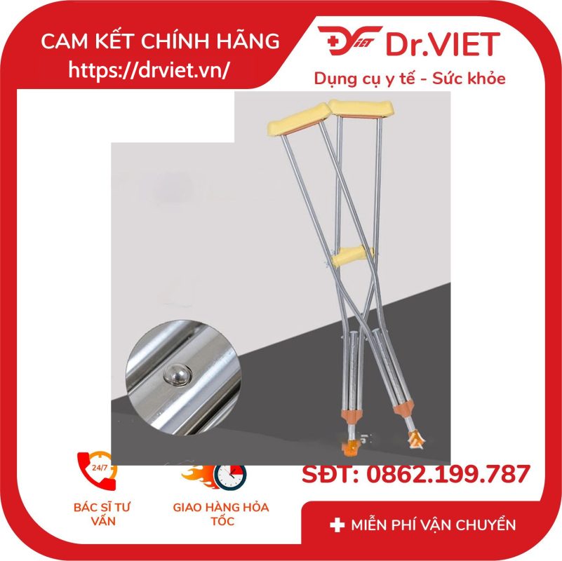Nạng Chống Tập Đi Lucass C25 (S) 20 Nạng Chống Tập Đi Lucass C25 (S)
