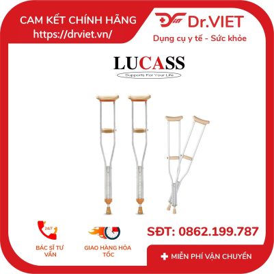 Nạng Chống Tập Đi Lucass C25 (M) 20 Nạng Chống Tập Đi Lucass C25 (M)
