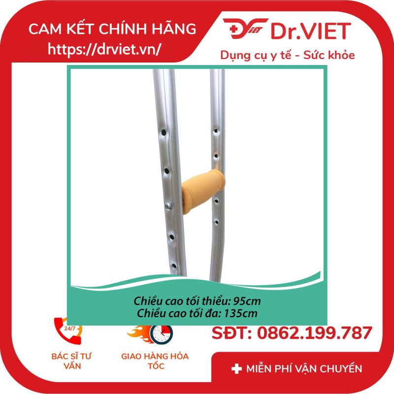 Nạng Chống Tập Đi Lucass C25 (M) 12 Nạng Chống Tập Đi Lucass C25 (M)