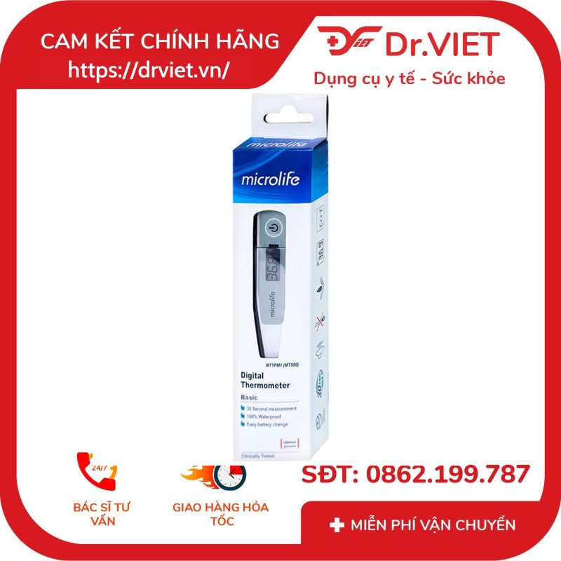 Nhiệt kế điện tử Microlife MT500 16 Nhiệt kế điện tử Microlife MT500