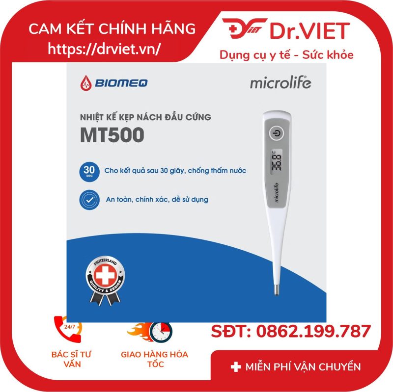 Nhiệt kế điện tử Microlife MT500