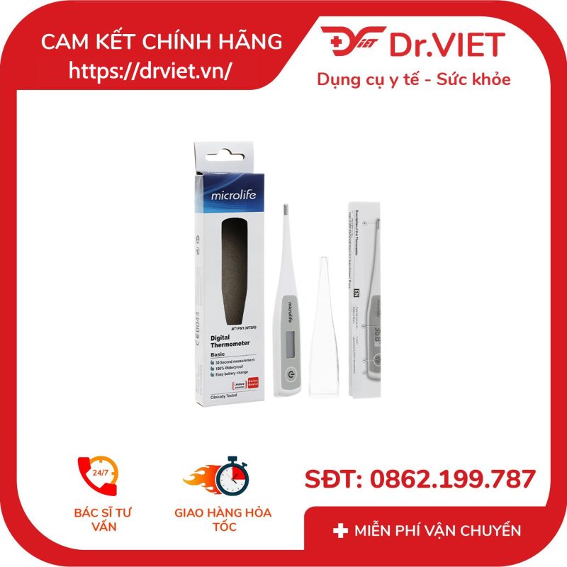Nhiệt kế điện tử Microlife MT500 12 Nhiệt kế điện tử Microlife MT500