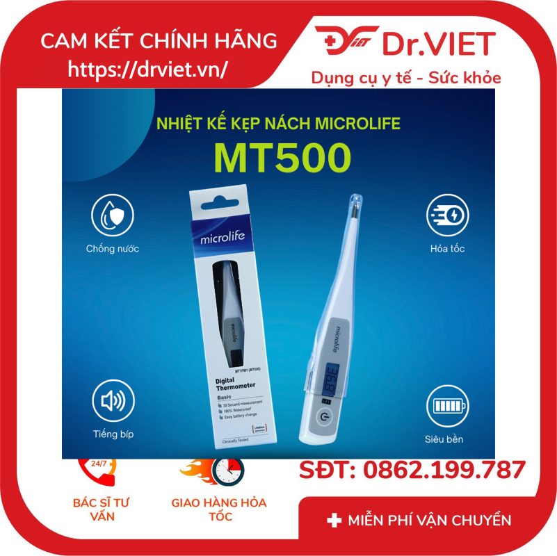 Nhiệt kế điện tử Microlife MT500 18 Nhiệt kế điện tử Microlife MT500