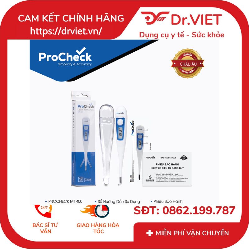 Nhiệt kế điện tử dạng bút Procheck MT400 11 Nhiệt kế điện tử dạng bút Procheck MT400