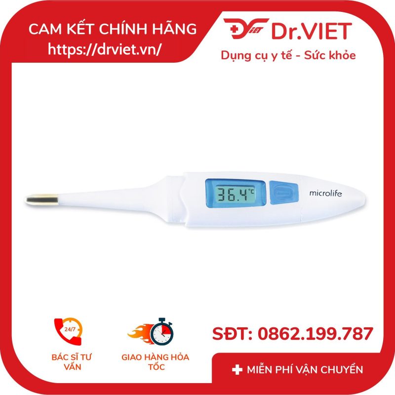 Nhiệt kế điện tử Microlife MT200 10 Nhiệt kế điện tử Microlife MT200