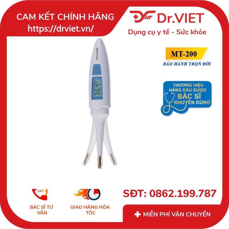 Alternative view of Nhiệt kế điện tử Microlife MT200