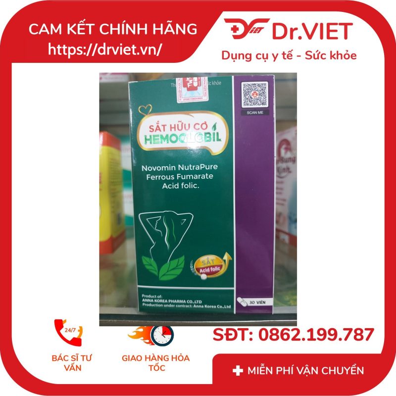 Sắt hữu cơ Hemoglobil - Hỗ trợ điều trị thiếu máu do thiếu sắt 7 Sắt hữu cơ Hemoglobil - Hỗ trợ điều trị thiếu máu do thiếu sắt