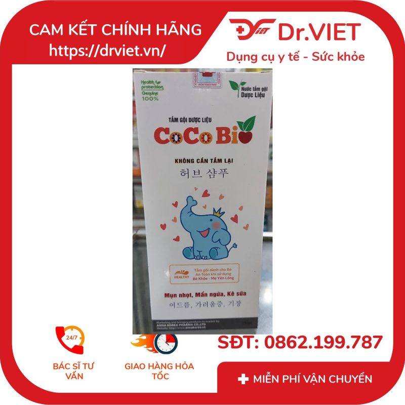 COCO BIO Sữa tắm gội Dược liệu cho bé