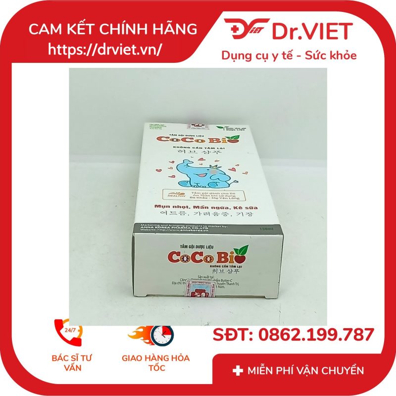 COCO BIO Sữa tắm gội Dược liệu cho bé