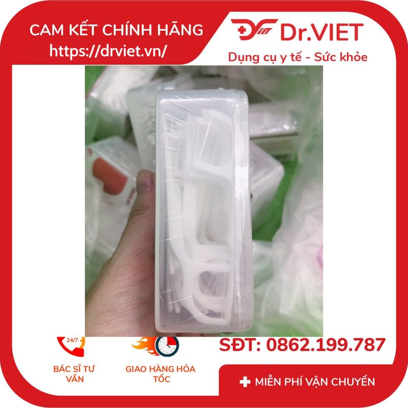 Tăm Chỉ Nha Khoa Sinocare Floss Pick 9 Tăm Chỉ Nha Khoa Sinocare Floss Pick