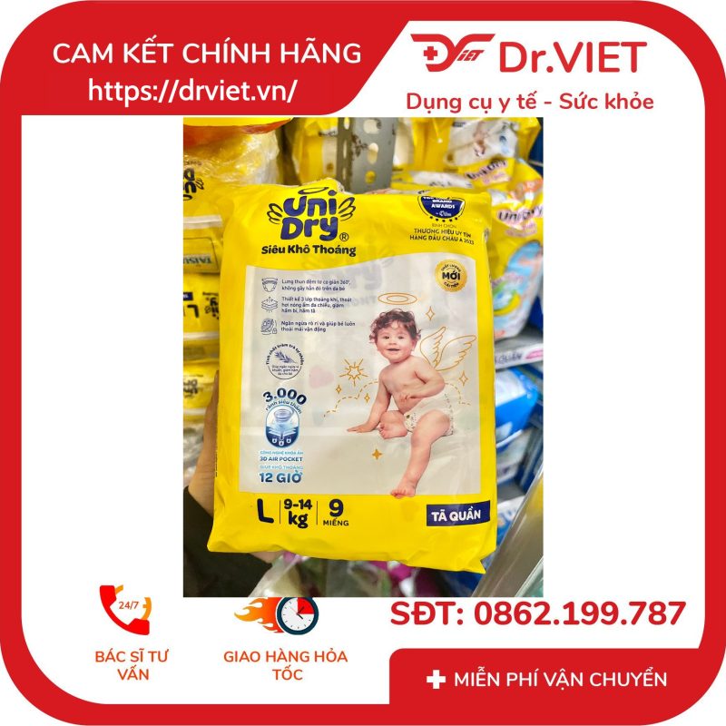 Alternative view of Tã quần Unidry size L cho bé