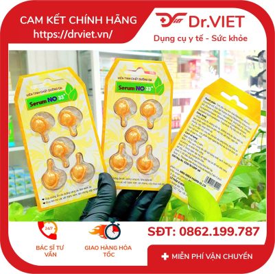 Viên bôi dưỡng trắng da Serum NO 33+ hộp 20 viên