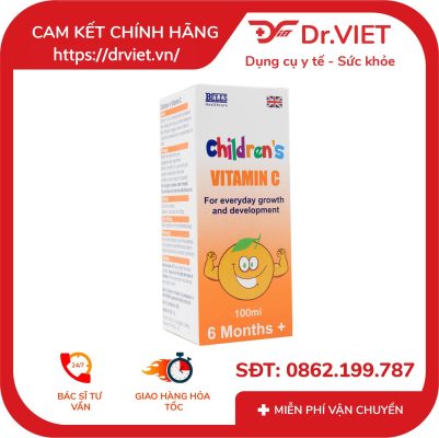Thực phẩm bổ sung Vitamin C Cho Bé Children’s Vitamin C 100ml 11 Thực phẩm bổ sung Vitamin C Cho Bé Children’s Vitamin C 100ml