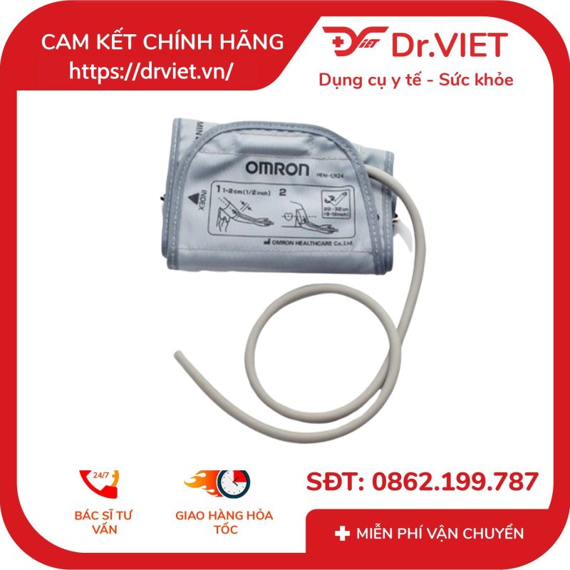 Vòng bít máy đo huyết áp bắp tay Omron HEM-CR24 9 Vòng bít máy đo huyết áp bắp tay Omron HEM-CR24